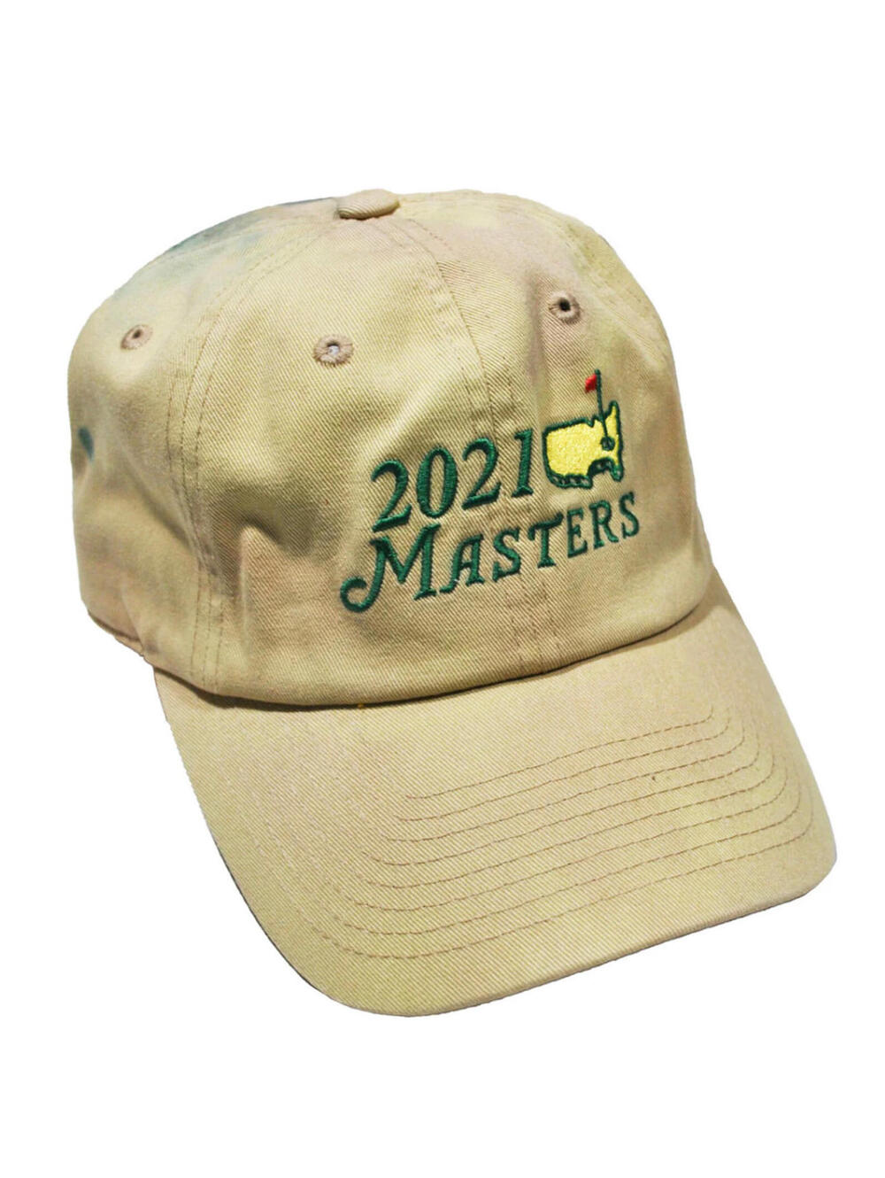 Masters 2021 Augusta National Tan Course Golf Strap Hat Cap
